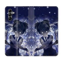 Housse cuir portefeuille Pour Samsung Galaxy A04S Manga Assassination Classroom Nagisa