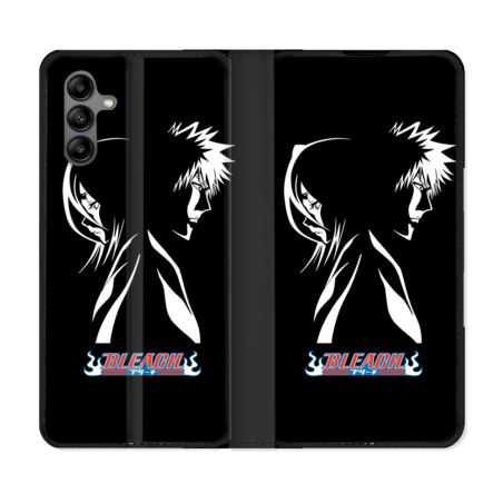 Housse cuir portefeuille Pour Samsung Galaxy A04S Manga Bleach Duo