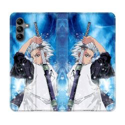 Housse cuir portefeuille Pour Samsung Galaxy A04S Manga Bleach Hitsugaya