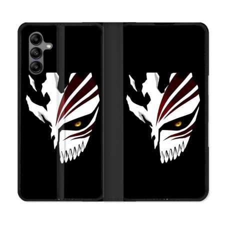 Housse cuir portefeuille Pour Samsung Galaxy A04S Manga Bleach Masque
