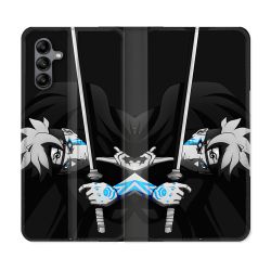 Housse cuir portefeuille Pour Samsung Galaxy A04S Manga Boruto Epée