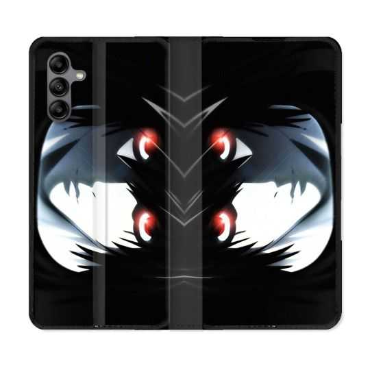 Housse cuir portefeuille Pour Samsung Galaxy A04S Manga Death Note L