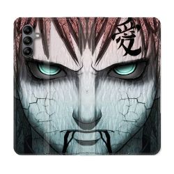 Housse cuir portefeuille Pour Samsung Galaxy A04S Manga Naruto Gaara