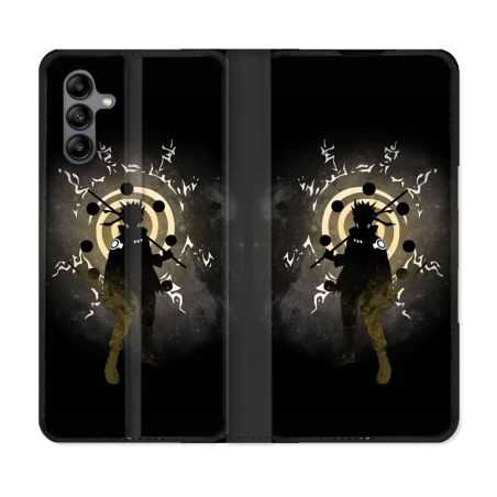 Housse cuir portefeuille Pour Samsung Galaxy A04S Manga Naruto Sage