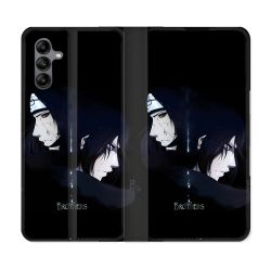 Housse cuir portefeuille Pour Samsung Galaxy A04S Manga Naruto Sasuke Itachi