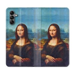 Housse cuir portefeuille Pour Samsung Galaxy A04S Peinture Joconde