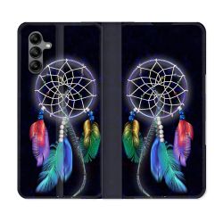 Housse cuir portefeuille Pour Samsung Galaxy A04S Zen Attrape Reve Multicolore