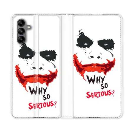 Housse cuir portefeuille Pour Samsung Galaxy A04S Joker Blanc