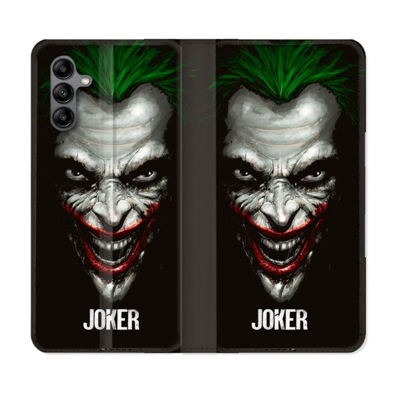 Housse cuir portefeuille Pour Samsung Galaxy A04S Joker Noir