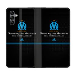 Housse cuir portefeuille Pour Samsung Galaxy A04S Olympique Marseille OM Fier etre Marseillais