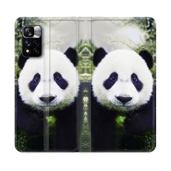 Housse cuir portefeuille Pour Xiaomi Redmi Note 11 Pro / 11 Pro 5G Animal Panda Color