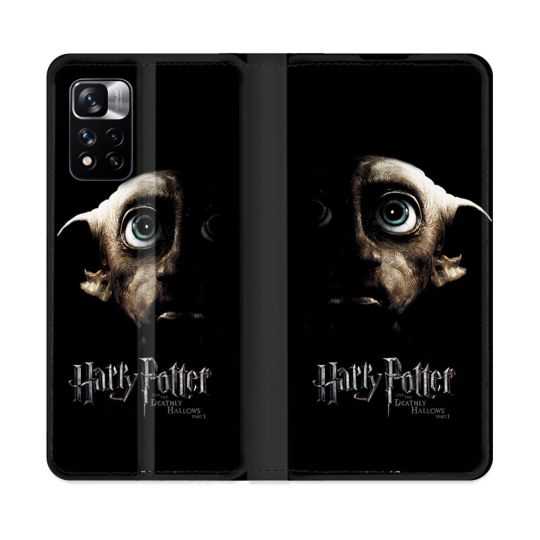 Housse cuir portefeuille Pour Xiaomi Redmi Note 11 Pro / 11 Pro 5G Harry Potter Hollows Dobby