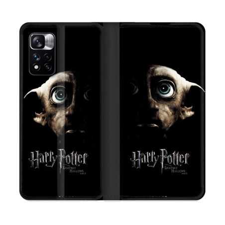 Housse cuir portefeuille Pour Xiaomi Redmi Note 11 Pro / 11 Pro 5G Harry Potter Hollows Dobby