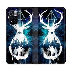 Housse cuir portefeuille Pour Xiaomi Redmi Note 11 Pro / 11 Pro 5G Harry Potter Patronome