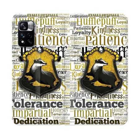 Housse cuir portefeuille Pour Xiaomi Redmi Note 11 Pro / 11 Pro 5G Harry Potter Poursouffle