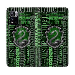 Housse cuir portefeuille Pour Xiaomi Redmi Note 11 Pro / 11 Pro 5G Harry Potter Serpentar