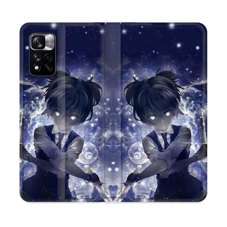 Housse cuir portefeuille Pour Xiaomi Redmi Note 11 Pro / 11 Pro 5G Manga Assassination Classroom Nagisa