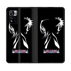 Housse cuir portefeuille Pour Xiaomi Redmi Note 11 Pro / 11 Pro 5G Manga Bleach Duo