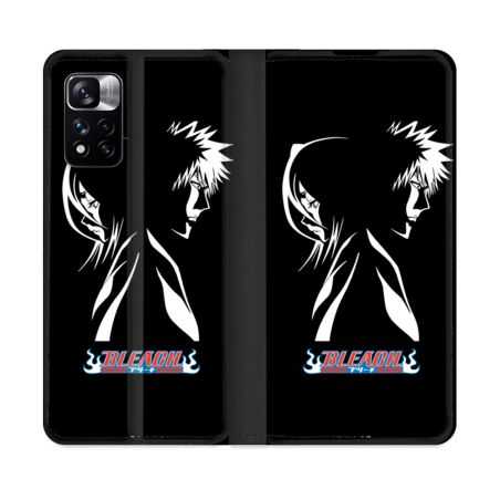 Housse cuir portefeuille Pour Xiaomi Redmi Note 11 Pro / 11 Pro 5G Manga Bleach Duo