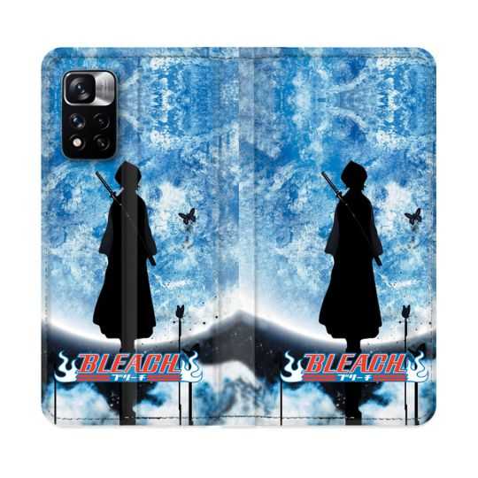 Housse cuir portefeuille Pour Xiaomi Redmi Note 11 Pro / 11 Pro 5G Manga Bleach Lune