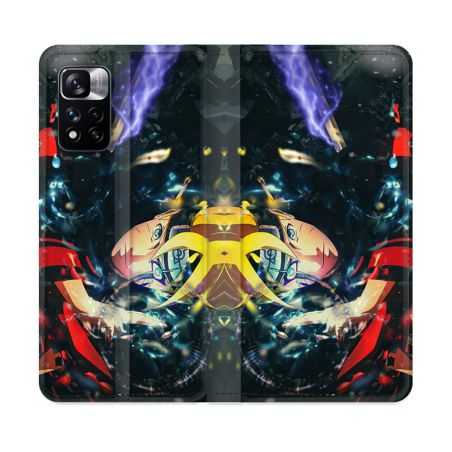 Housse cuir portefeuille Pour Xiaomi Redmi Note 11 Pro / 11 Pro 5G Manga Boruto Eclair