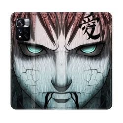 Housse cuir portefeuille Pour Xiaomi Redmi Note 11 Pro / 11 Pro 5G Manga Naruto Gaara