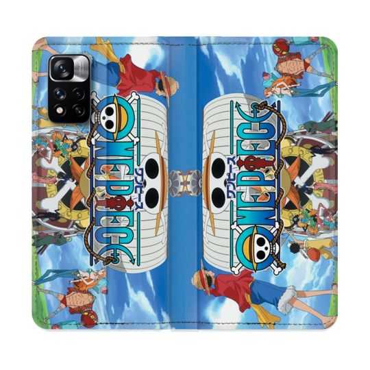 Housse cuir portefeuille Pour Xiaomi Redmi Note 11 Pro / 11 Pro 5G Manga One Piece Sunny
