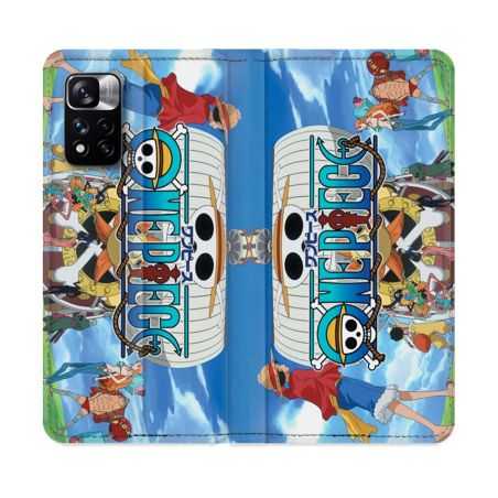 Housse cuir portefeuille Pour Xiaomi Redmi Note 11 Pro / 11 Pro 5G Manga One Piece Sunny