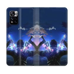 Housse cuir portefeuille Pour Xiaomi Redmi Note 11 Pro / 11 Pro 5G Manga SAO sword Art Online Epee