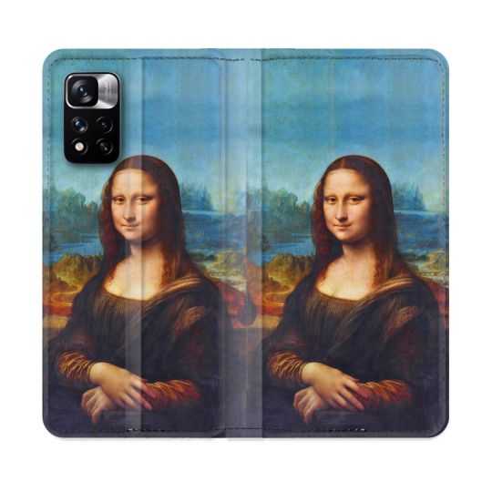 Housse cuir portefeuille Pour Xiaomi Redmi Note 11 Pro / 11 Pro 5G Peinture Joconde