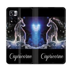 Housse cuir portefeuille Pour Xiaomi Redmi Note 11 Pro / 11 Pro 5G Signe Zodiaque 2 Capricorne