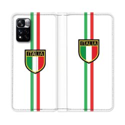 Housse cuir portefeuille Pour Xiaomi Redmi Note 11 Pro / 11 Pro 5G Voyage Italie 3 Blanc