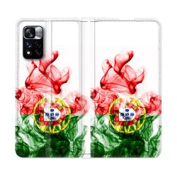 Housse cuir portefeuille Pour Xiaomi Redmi Note 11 Pro / 11 Pro 5G Voyage Portugal Flamme