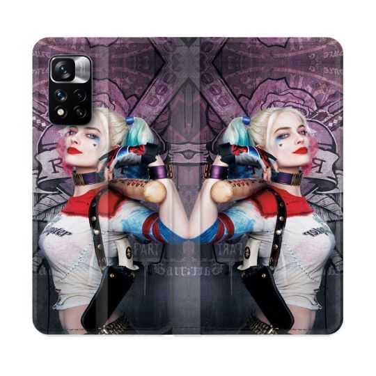 Housse cuir portefeuille Pour Xiaomi Redmi Note 11 Pro / 11 Pro 5G Harley Quinn Batte