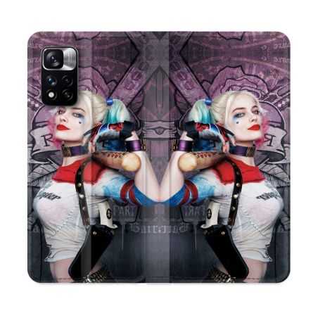Housse cuir portefeuille Pour Xiaomi Redmi Note 11 Pro / 11 Pro 5G Harley Quinn Batte