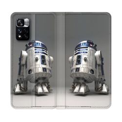 Housse cuir portefeuille Pour Xiaomi Redmi Note 11 Pro / 11 Pro 5G Star Wars - R2D2