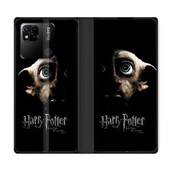 Housse cuir portefeuille Pour Xiaomi Redmi 10A Harry Potter Hollows Dobby