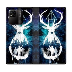 Housse cuir portefeuille Pour Xiaomi Redmi 10A Harry Potter Patronome