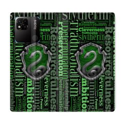 Housse cuir portefeuille Pour Xiaomi Redmi 10A Harry Potter Serpentar