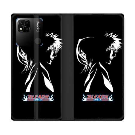 Housse cuir portefeuille Pour Xiaomi Redmi 10A Manga Bleach Duo