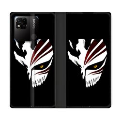 Housse cuir portefeuille Pour Xiaomi Redmi 10A Manga Bleach Masque