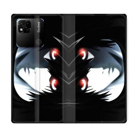 Housse cuir portefeuille Pour Xiaomi Redmi 10A Manga Death Note L