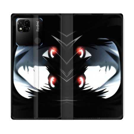 Housse cuir portefeuille Pour Xiaomi Redmi 10A Manga Death Note L
