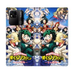 Housse cuir portefeuille Pour Xiaomi Redmi 10A Manga My Hero Academia Affiche