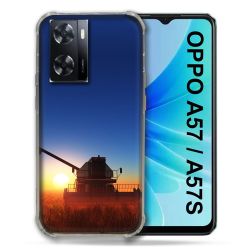 Coque Pour Oppo A57 / A57S Agriculture Moissonneuse Soleil