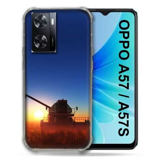 Coque Pour Oppo A57 / A57S Agriculture Moissonneuse Soleil