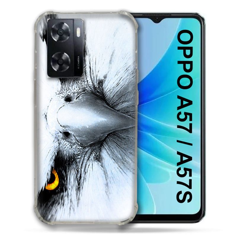 Coque Pour Oppo A57 / A57S Animal Aigle Royal Blanc