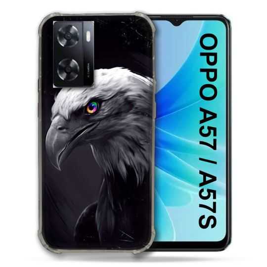 Coque Pour Oppo A57 / A57S Animal Aigle Royal Noir