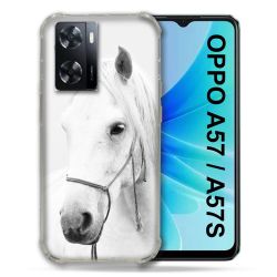 Coque Pour Oppo A57 / A57S Animal Cheval Cristal