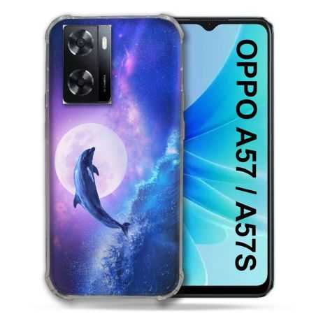 Coque Pour Oppo A57 / A57S Animal Dauphin Vague